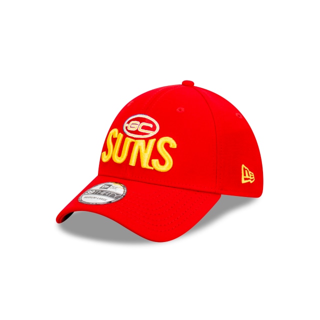 AFL Gold Coast Suns Official Team Colour 39Thirty (HXP2258) - Red New Era Caps